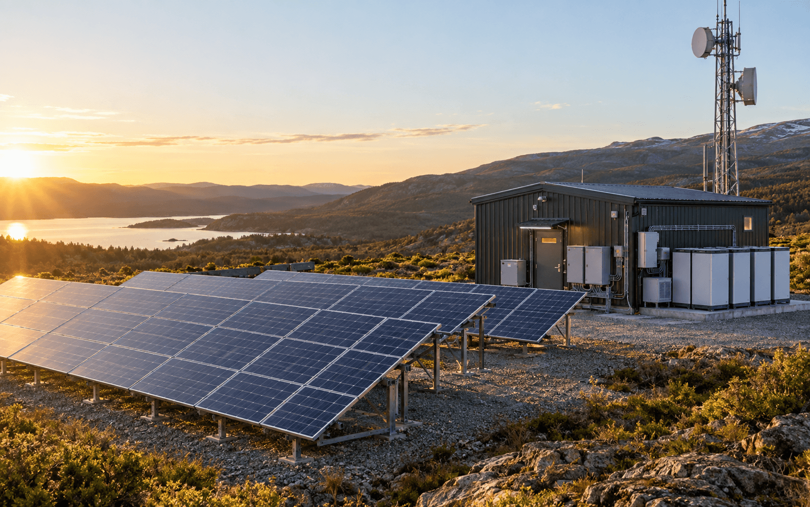 Fotografía de sistemas off-grid