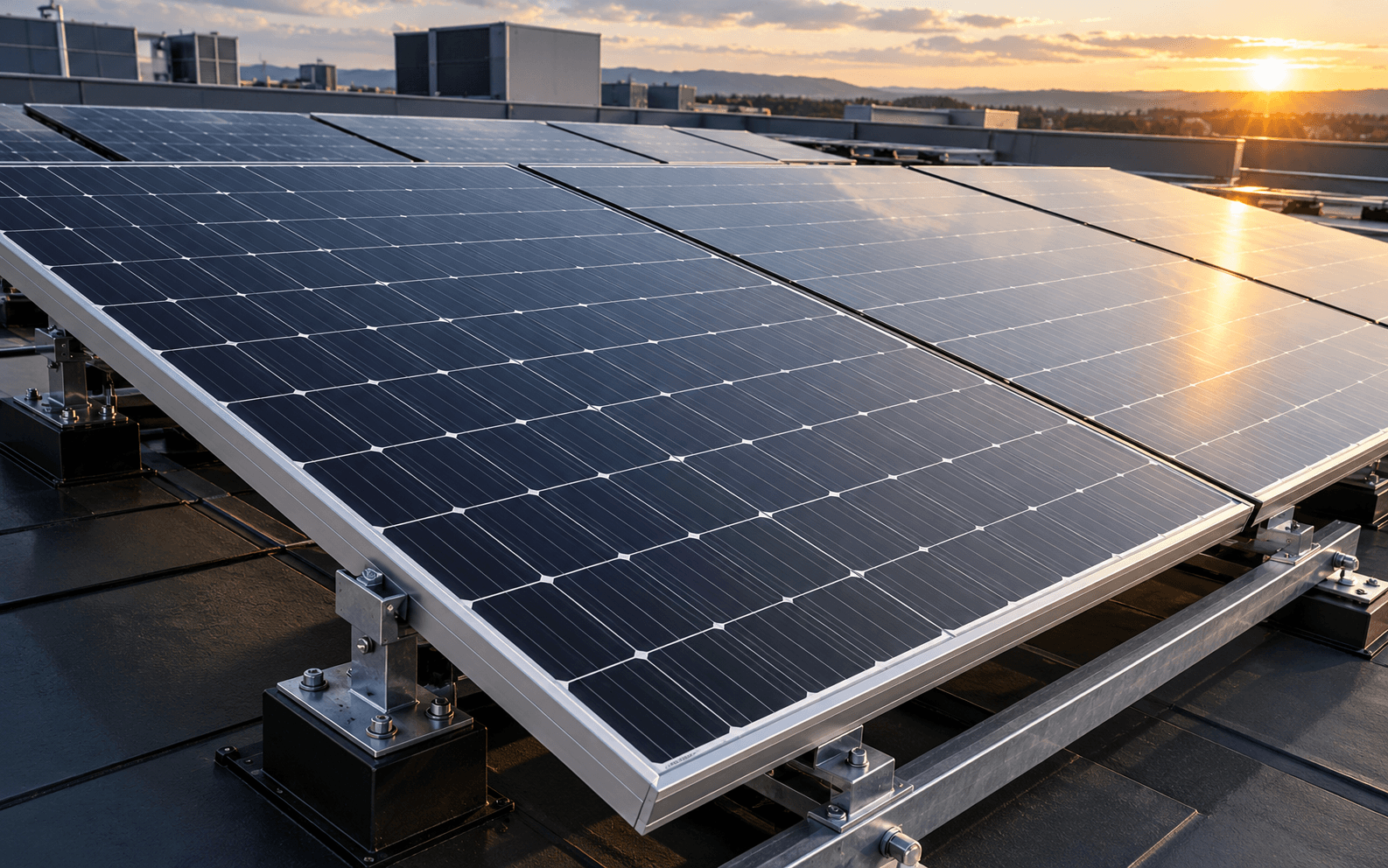 Imagen de referencia de paneles solares